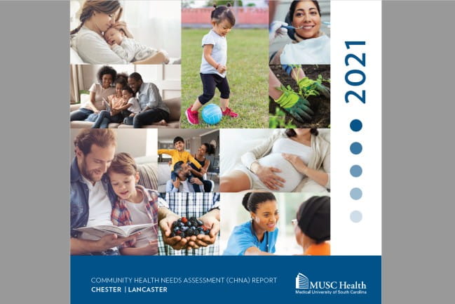 Thumbnail of the coverpage of the CHNA 2021 report for Lancaster and Chester